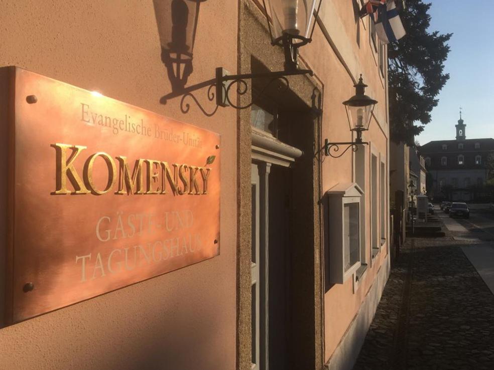 Komensky Gaeste- Und Tagungshaus Herrnhut Eksteriør bilde